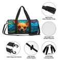 thumbnail image 4 of Sikiie Colorful Textured Chihuahua Duffel Bag, Travel Bag, Sports Gym Bag - Ideal for Sports, Gym, Overnight Stays, 4 of 6