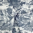 thumbnail image 5 of Beau Toile Blue Pinch Pleat Drapery Panel - Pair 40"x132", 5 of 5