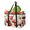 Multicolor 4, variant on Asian Japanese Chinese Style Reusable Grocery Bag, Foldable Shopping Tote Bag with Reinforced Handles, Large Kitchen Grocery Bags for Shopping Groceries Picnic