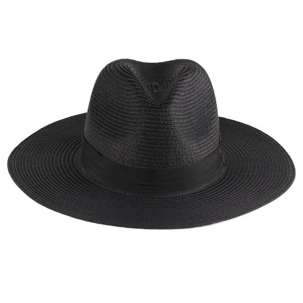 Birdeem Sun Hats for Women Men Wide Fedora Straw Beach Hat UPF 50