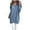 Sweater 42# Sky Blue, variant on oqasdz Women's Sweaters Oversized Cowl Neck Long Sleeve Button Pullover Knit Comfortable Sweater Tops Outdoor Casual Versatile
