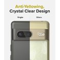 thumbnail image 3 of Ringke Fusion Matte Compatible with Google Pixel 7 Case, Translucent Hard PC Back TPU Shockproof Bumper Protective Cover for Pixel 7 (2022) - Matte Smoke Black, 3 of 11