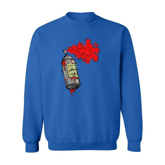 Graffiti Spray Can Paint Sweatshirt Men -Image by Shutterstock, Male Medium