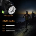 thumbnail image 4 of Lampe Frontale LED Puissante Rechargeable Torche Frontale Lampe Phare Orientable 3 Modes LED Frontale avec Câble USB et 2 Piles 18650 pour Peche Vélo Randonnée Course Camping, 4 of 7