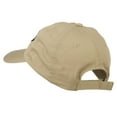 thumbnail image 3 of HALO Embroidered Low Profile Washed Cap - Khaki OSFM, 3 of 5