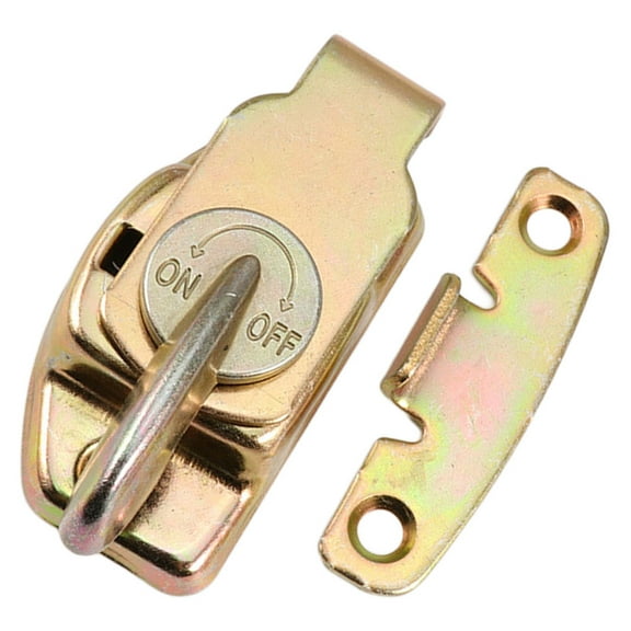 BESTYASH Table Hardware Latch Buckles for Home Use Golden Alloy 1 Set
