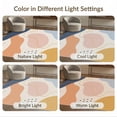 thumbnail image 7 of ODIKA 5'x7' Soft Pastel Multicolor Abstract Design Washable Area Rug Modern Artistic Flowing Shapes Pattern for Small Living Room, Bedroom, Easy Care, Non-Shedding, Pet Friendly, 7 of 7