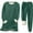 Green, variant on ZyeKqe Fleece Lined Pajamas Sets for Women Sherpa Lined Sweatsuits 2 Piece Outfits Crewneck Pullover Top Sweatpants Winter Warm Loungewear