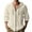 03-Khaki, variant on Mens Casual Hoodies Loose Long Sleeve Button Lightweight Fashion Sweatshirts Drawstring Solid Color Hooded Sweatshirt Brown XL