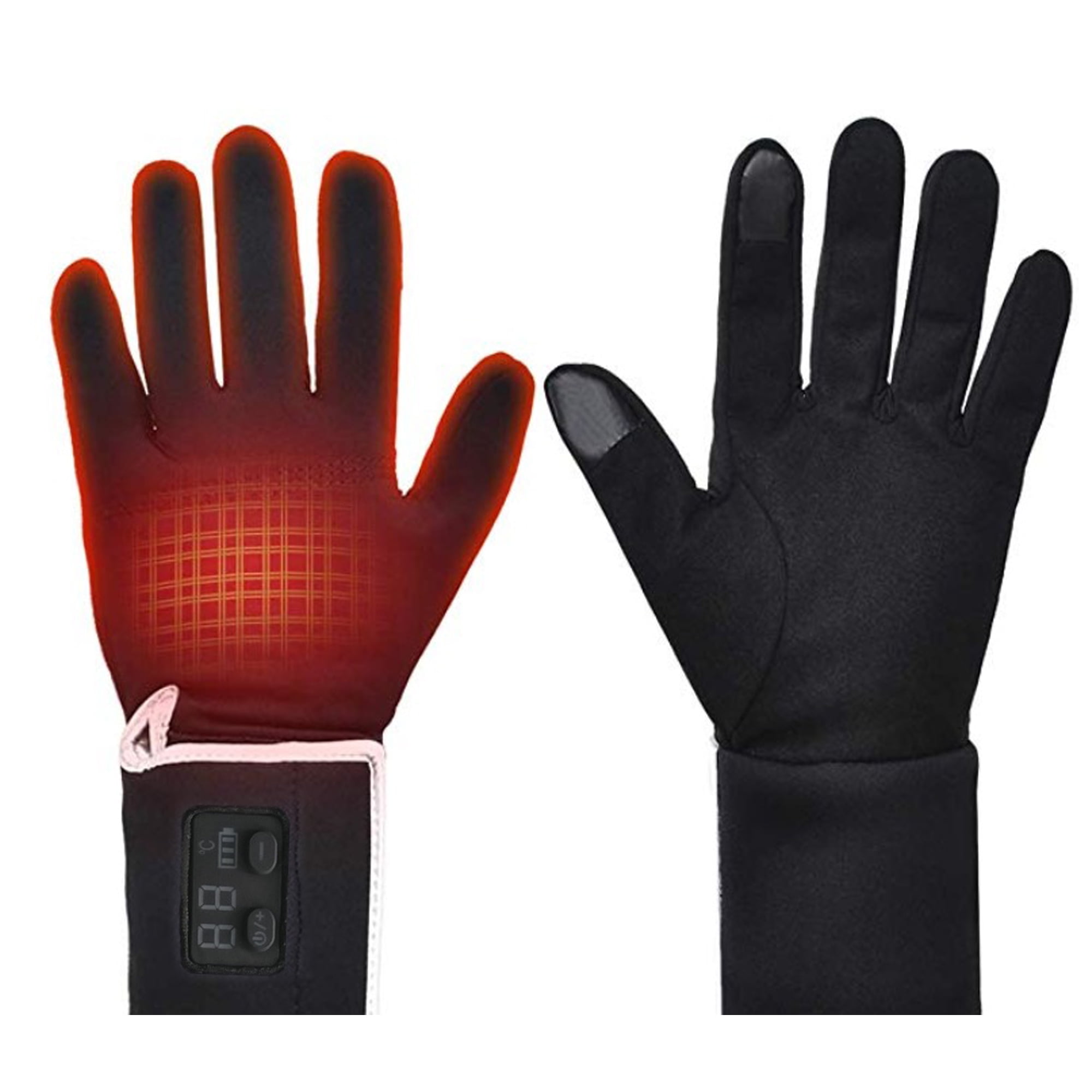 AZK Battery Powered Heating Gloves Electric, Thin Heated Gloves