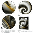 thumbnail image 3 of Designart 'Abstract Modern Swirl II' Canvas Wall Art, 3 of 5