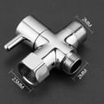 thumbnail image 2 of DEEPCRAFF Shower Softener for Hard Water Shower Splitter Copper Mount for Installers 1Pcs, 2 of 8