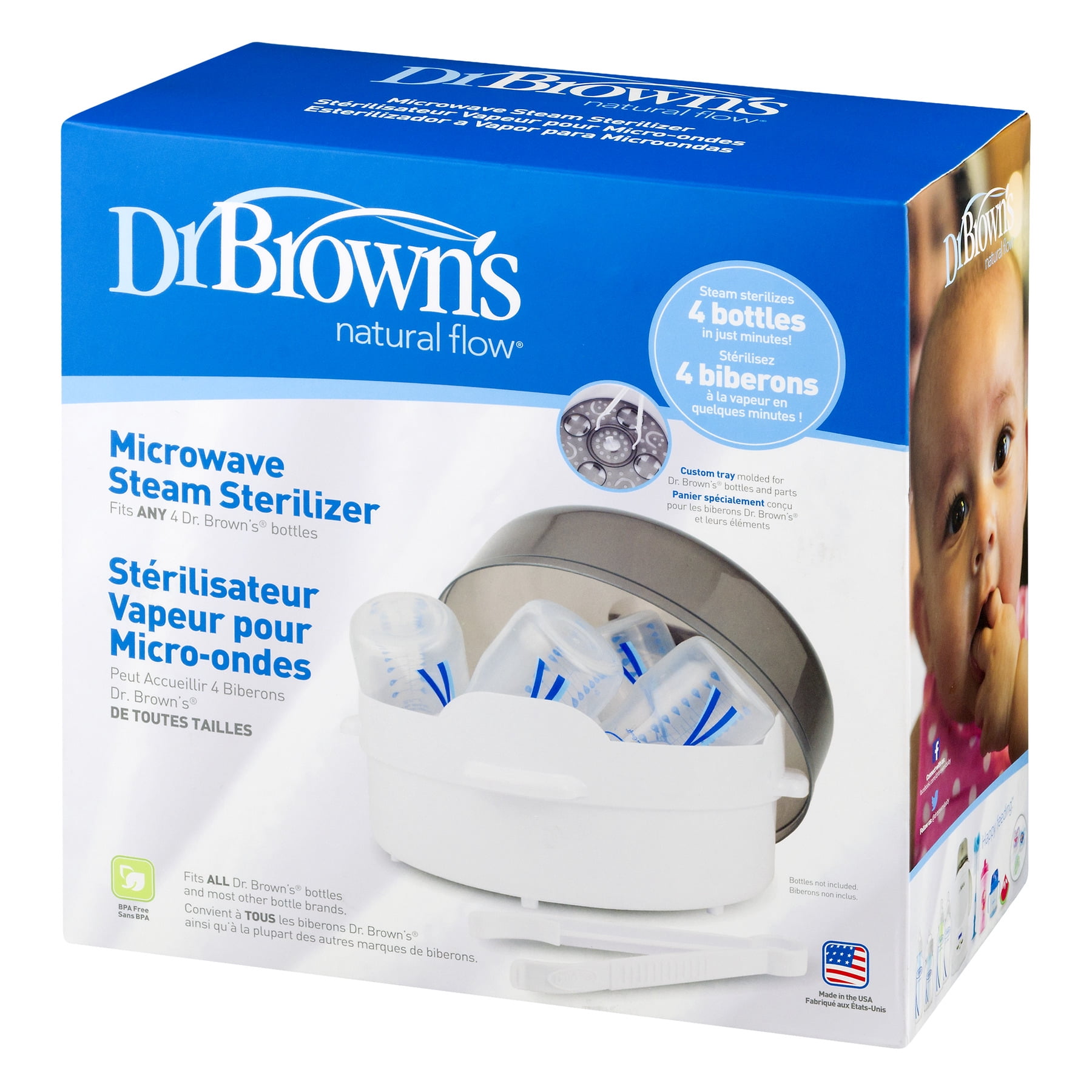 microwave baby bottle sterilizer