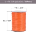 thumbnail image 2 of Beading Thread Bracelet Weave Bead Craft Cord 1mm 159M/Roll (173-Yards) Decorative String, Orange, 2 of 7