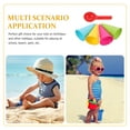 1 Set Beach Sand Toys Set Plastic Ice Cream Cones Scoop Ice Cream Sand Mold Set Seaside Toy