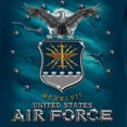 thumbnail image 2 of Air Force USAF Missile Hooded Sweatshirt by , Navy Blue, 2 of 2
