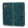 thumbnail image 7 of Samsung Galaxy S22 Ultra Wallet Case, Dteck Embossed Tiger Pattern PU Leather Folio Flip Shockproof Protective Cover for Samsung Galaxy S22 Ultra, Green, 7 of 7