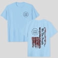 thumbnail image 5 of Rotm Stars And Stripes Shirt Womens Tops Comfy Cotton Tshirts Shirts for Women 4th of July American Flag Graphic Tees Independence Day Patriotic Tees Sky Blue,2XL, 5 of 7