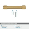 thumbnail image 4 of Amerock Faraday 3-3/4 inch (96mm) Center-to-Center Champagne Bronze Cabinet Pull, 4 of 6