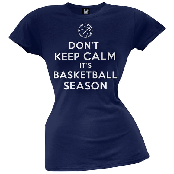 Don't Keep Calm It's Basketball Season Juniors T-Shirt - Small