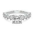 thumbnail image 5 of IGI Certified 4 Carat Cushion Shape Lab Grown Diamond Engagement Ring | 14K White Gold | Edna Side Stone Diamond Ring | FG-VS1-VS2 Quality Friendly Diamonds, 5 of 7