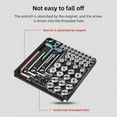 thumbnail image 3 of Plaque de Rangement, Kit avec Acier M2.5 et Plaque M4 M5 Compatible avec 6 Pcs 47 Pcs M2.5 M4 1/4-20 3/8-16 Plaque en Acier Inoxydable Kit avec 6 Pcs avec Vis 3/8-16 Kit Caméra M2.5 3/8-16 Kit Caméra et, 3 of 6