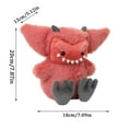 thumbnail image 2 of Gaiwos Daniel The Demon Stuffed Animal 7.8 inches, Adorable Red Monster Plush Toys, Ideal Birthday Hoilday Gift for Kids and Adult, 2 of 7