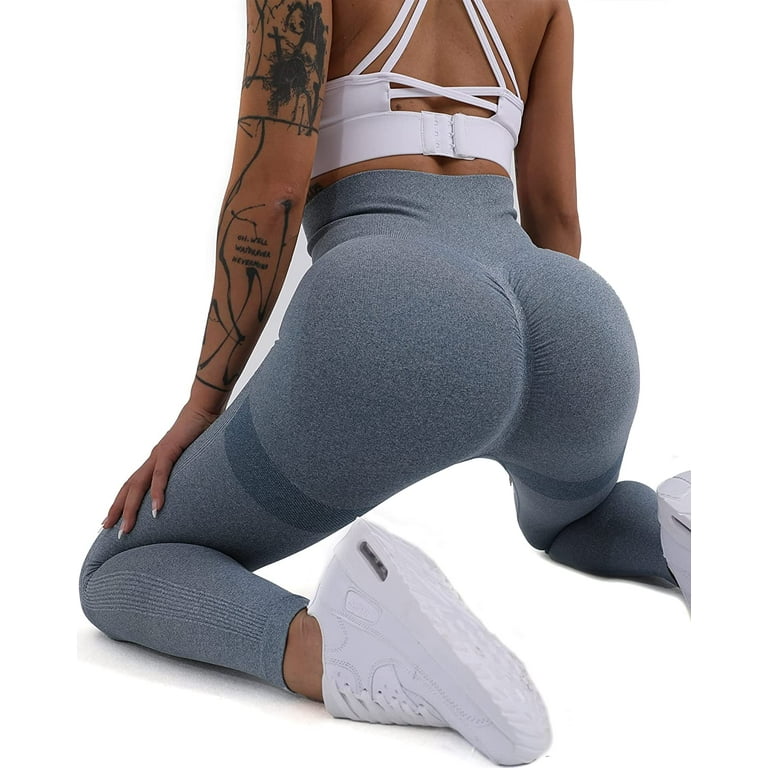  ZITAIMEI Seamless Scrunch Butt Lifting Leggings for Women Tummy  Control TIK Tok Workout High Waisted Gym Black Yoga Pants : Clothing, Shoes  & Jewelry