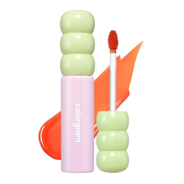 Brillo de labios COLORGRAM Fruity Glass Tint 01 Flashing Apricot