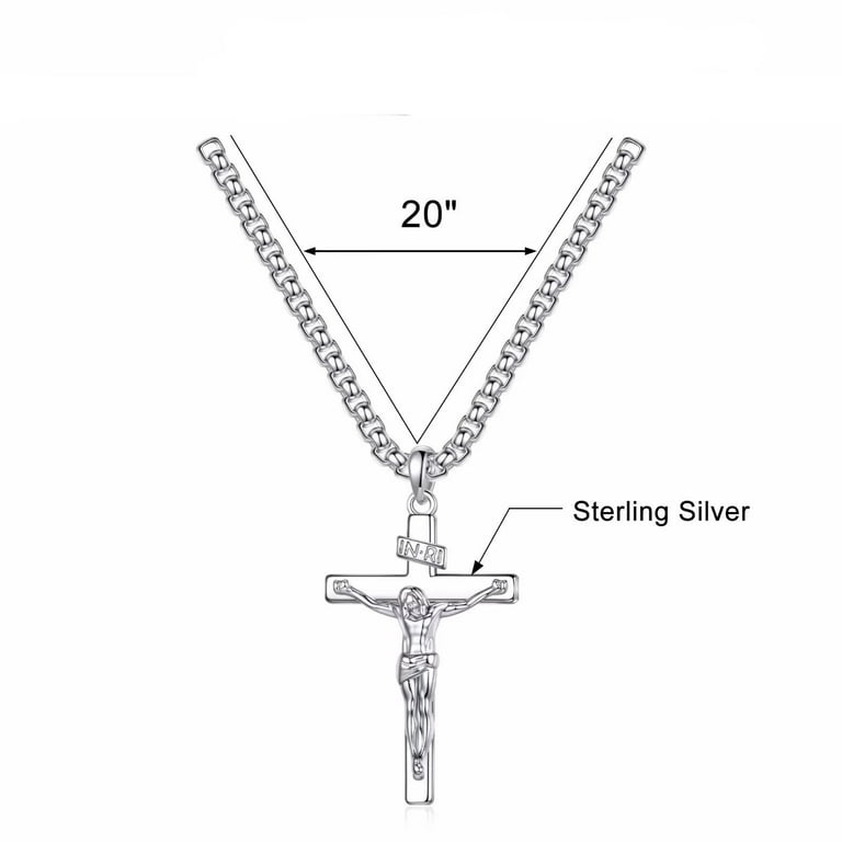 KitBeads 20pcs Mixed Style Cross Charms Tibetan Jesus Crucifix Charms  Antique Silver Christ Cross Charms for Jewelry Making Bracelets Necklace  Bulk