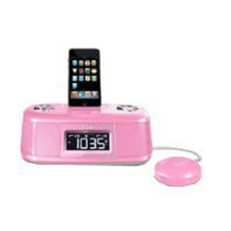 iLuv iMM153 - Clock radio with Apple Dock cradle - 5 Watt - pink