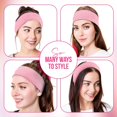 thumbnail image 2 of ORUYROP Yoga Headbands (10 Pack) Soft Stretchy Elastic Cotton Multi-Function Sports Hair Band Wraps, 2 of 7