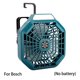 thumbnail image 1 of Ventilador de Acampar Inalámbrico para Makita/Bosch/Dewalt/Milwaukee/Black Decker/Craftsman Ventilador de Batería de 14.4-18V con Luz LED Control Remoto para Acampar, Emergencia y Lugar de Trabajo, 1 of 14