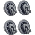 thumbnail image 1 of 4 Pcs Roues de Rail de Panier Inférieur Lave-Vaisselle pour Bosch, Ken-more, L-G, Numéro de Pièce 165314, 1 of 6
