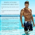 Jammers for Men, Men's Athletic Swimwear Jammers, Christmas Elk