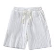 thumbnail image 1 of Pantalones de encaje de hielo Pantalones cortos sueltos Traje de hombre Diseño elegante de moda Atractivo Niño Niña Mujer Deporte Ciclismo Prendas para la parte inferior del cuerpo Blanco 3XL Qarigey AP019308-19, 1 of 6