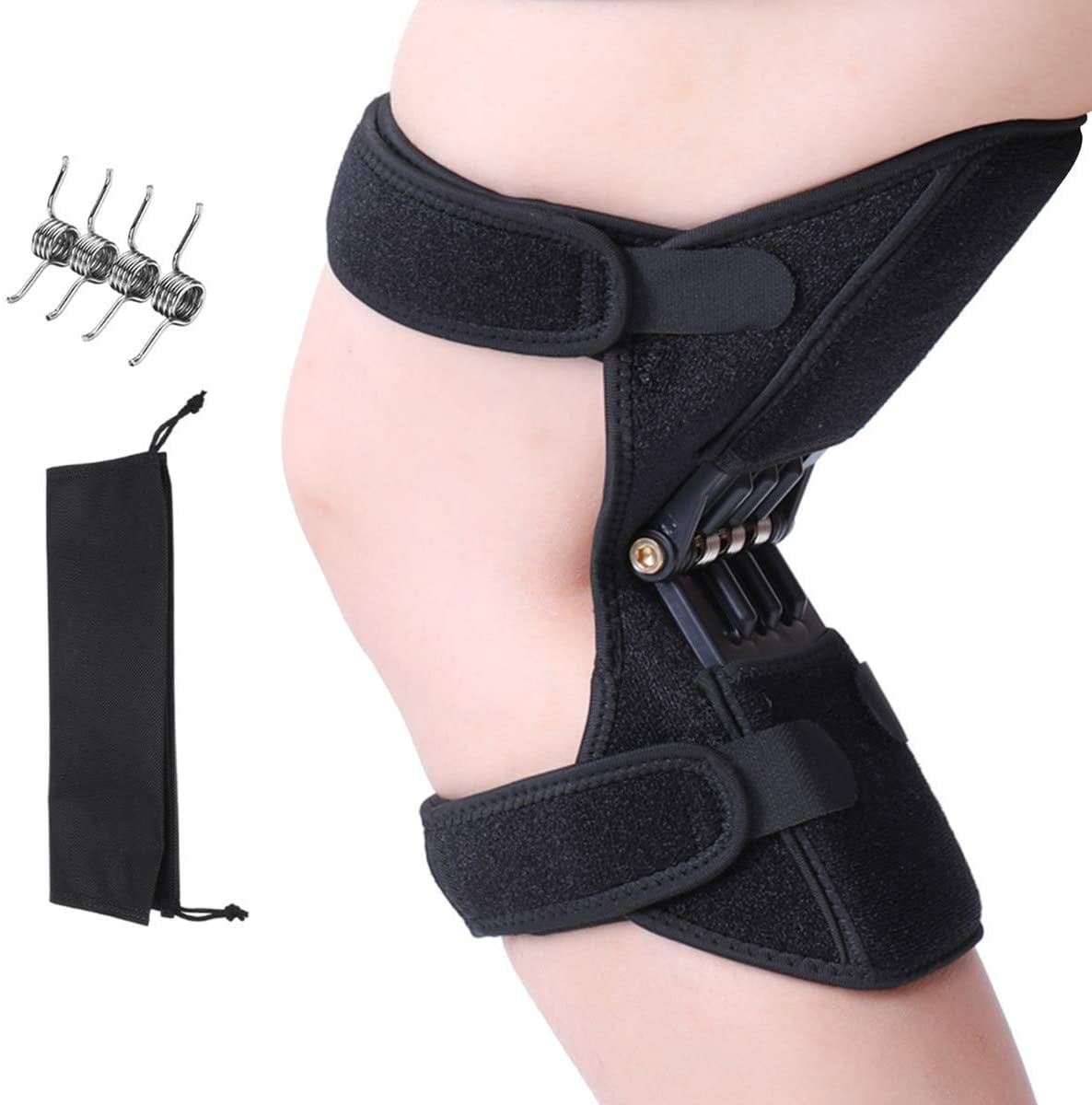 1/2x Power Knee Stabilizer Pad Lift Joint Support Powerful Rebound Spring Force 