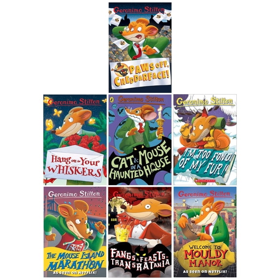 The Geronimo Stilton Bundle: 7 Books Collection Set - Ages 5-7 - Paperback