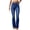Dark Blue women's bootcut jeans a1, variant on Women's Bootcut High Waisted Jeans with Pockets Casual Basic Long Pants Denim Trousers for Daily Wear Office Stretchy Jeans, Dark Blue M