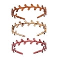 thumbnail image 5 of FVDPWYE 3 Pieces Deer Antler Leaf Headbands Hair Hoops Decorative Toothed Hair Bands for, 5 of 9