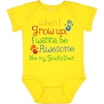 thumbnail image 3 of Inktastic Awesome Like My Godfather Boys Baby Bodysuit, 3 of 5
