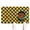 White-804, variant on Dog Food Mat with Abstract Plaid Design, Absorbent Waterproof Pet Feeding Mat, Non-Slip, Quick Dry, Easy Clean Mat Featuring Colorful Checkered and Moroccan Geometric Patterns