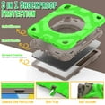 thumbnail image 5 of Decase for iPad 10th Generation Cute Tablet Shell,Kids Friendly Hybrid Shockproof Drop Proof Cover for iPad 10th Generation 10.9 Inch 2022 With Ring Handle Kickstand & Shoulder Strap, Green, 5 of 7