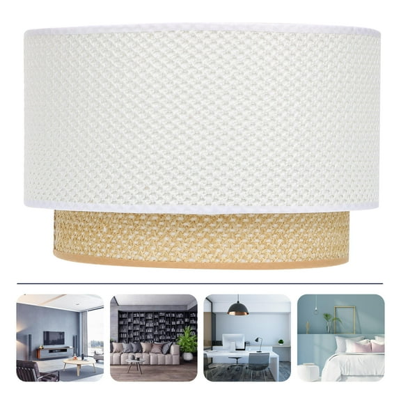 Raindrops 1Set Lampshade for Bulb Lamp Two Tier Metal 11.79x11.79in for Home and Bar