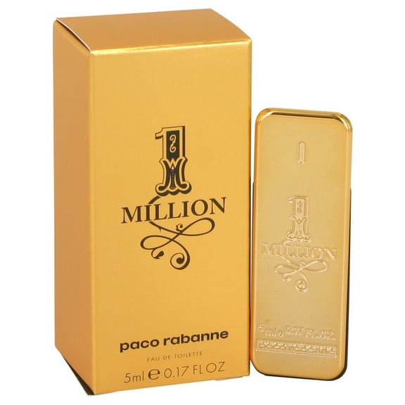 Paco Rabanne 1 Million Eau De Toilette Spray, Cologne For Men, 0.17 Oz