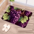 thumbnail image 5 of Grape Polyester Non-Slip Machine Washable Floor Carpet Chair Mat Floor Rug, 5 of 6