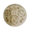 thumbnail image 2 of Plato de comida con forma de dibujos animados, bandeja para servir postres de conejo de Pascua (circular) Likrtyny Libre de BPA, 2 of 6