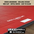 thumbnail image 3 of Dollamur 5'x10'x1.25" Wrestling Mat, Red, Workout, Exercise, Gymnastics, Yoga, 3 of 7