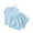 Light Blue, variant on NOKIO Summer Baby Rompers Baby Camisole Suit Tank Top And Briefs Outfits 2pc Boys And Girls Set Multi Color Optional Cute Baby Romper Sets