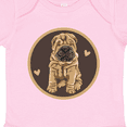 thumbnail image 4 of Inktastic Chinese Shar-pei Dog Art Girls Baby Bodysuit, 4 of 5